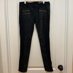 Sisley moto leather pants